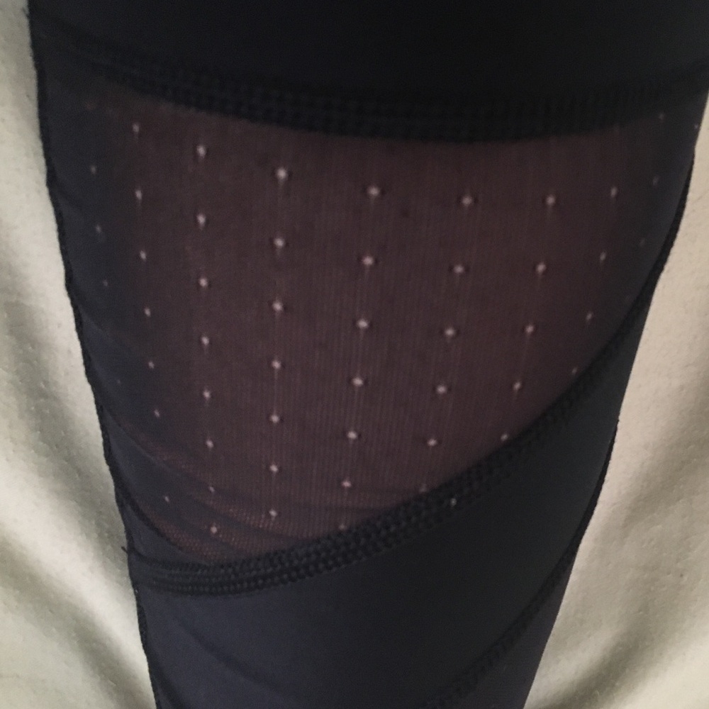 Rare Lululemon High Times Tech Dotted Mesh Pant